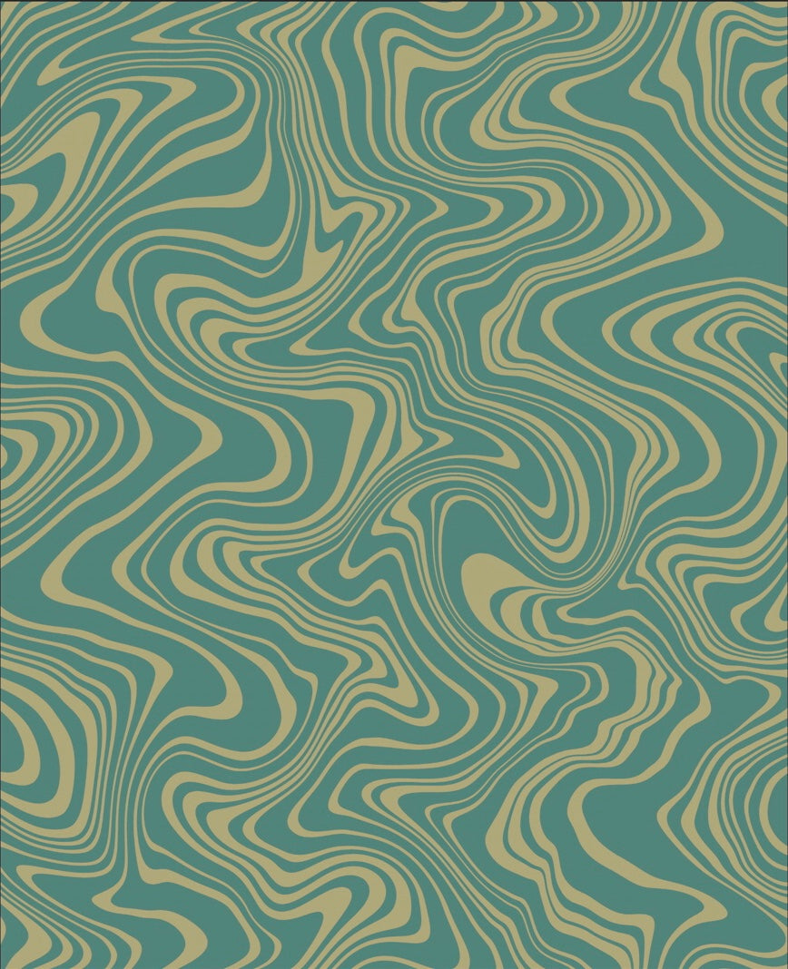 Fluid Wallpaper - Match to  Fiona’s sample x 3 rolls
