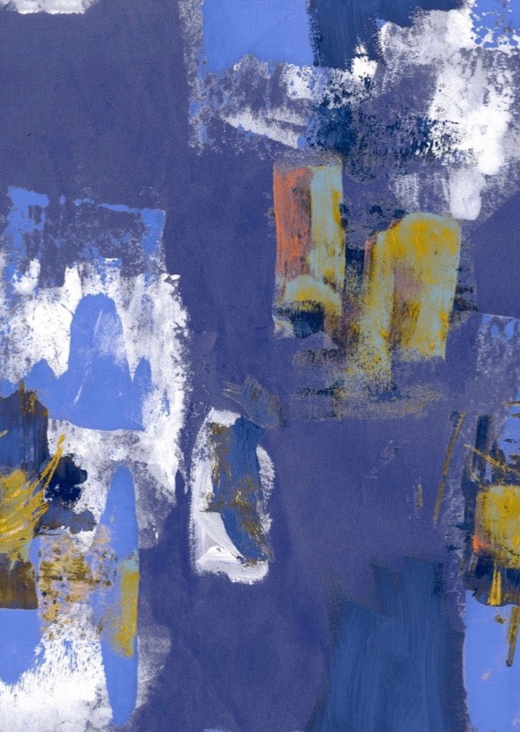 Abstract Painterly Wallpaper