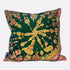 Tie Dye Circle  Velvet Cushion - Black