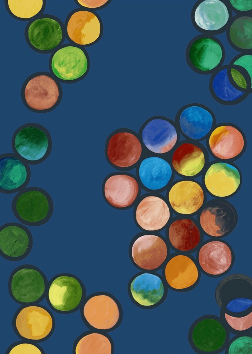 Ombré Circle Wallpaper