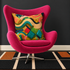 Connections Large Velvet Cushion