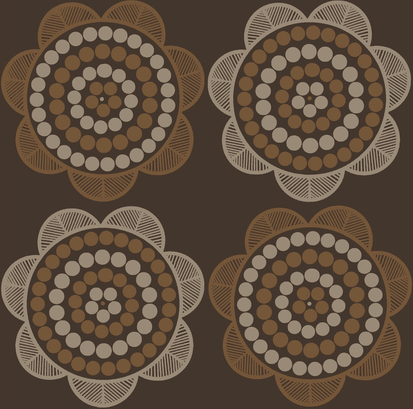 Retro Daisy Wallpaper