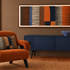 Combed Stripe Cushion - Mocha