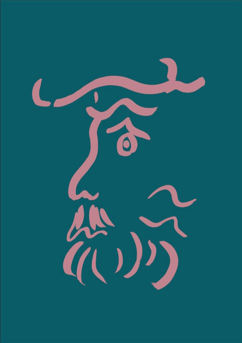 Dancers Face Print - No Three