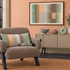 Combed Stripe Cushion - Mint