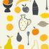 Naive Fruit Motif Wallpaper