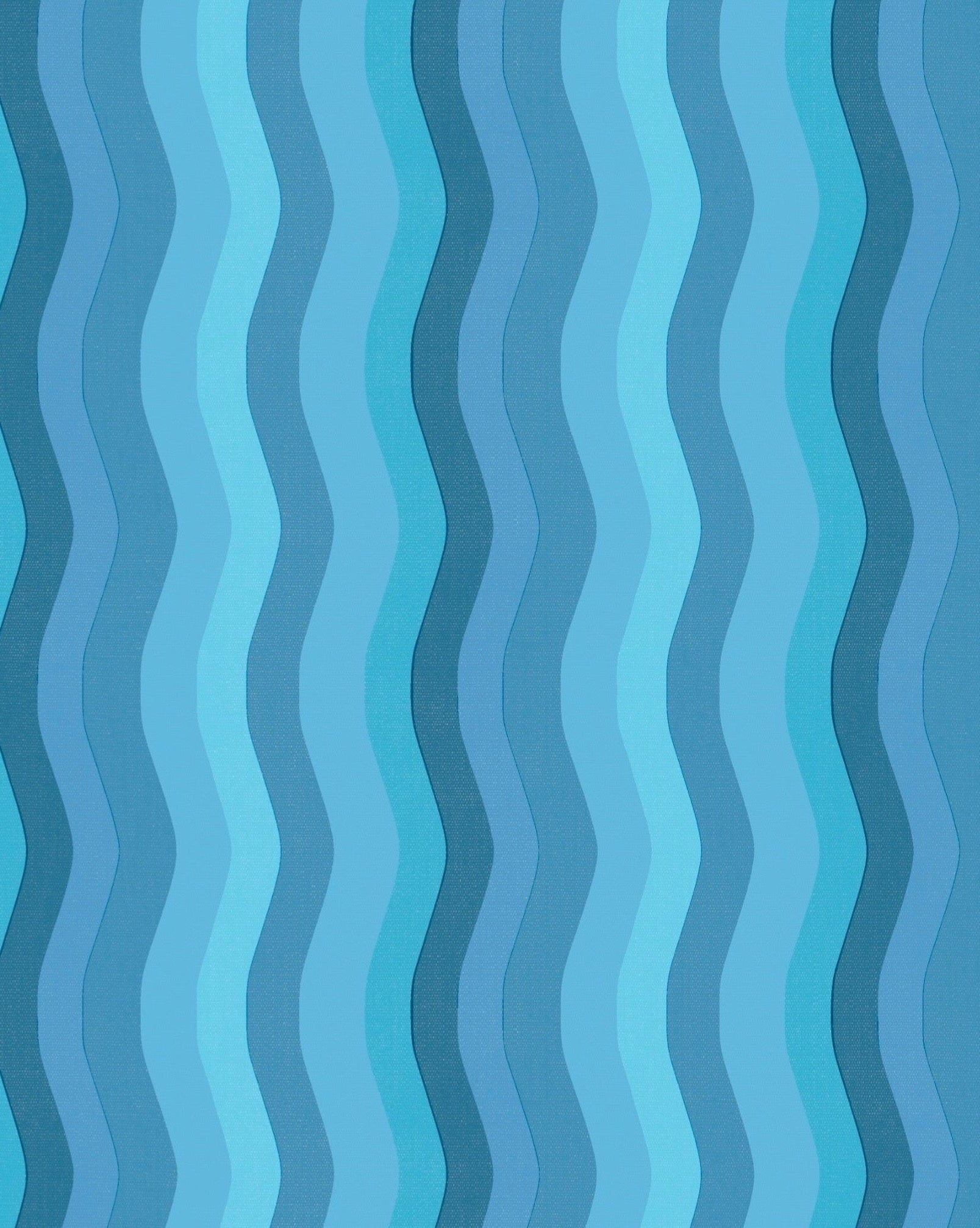 Wavy Stripe Wallpaper