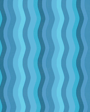 Wavy Stripe Wallpaper
