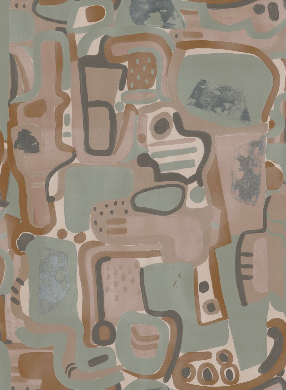 Cubist Jigsaw Wallpaper