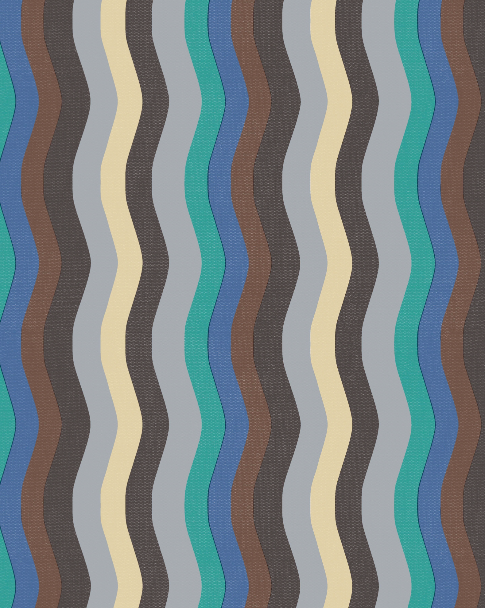 Wavy Stripe Wallpaper