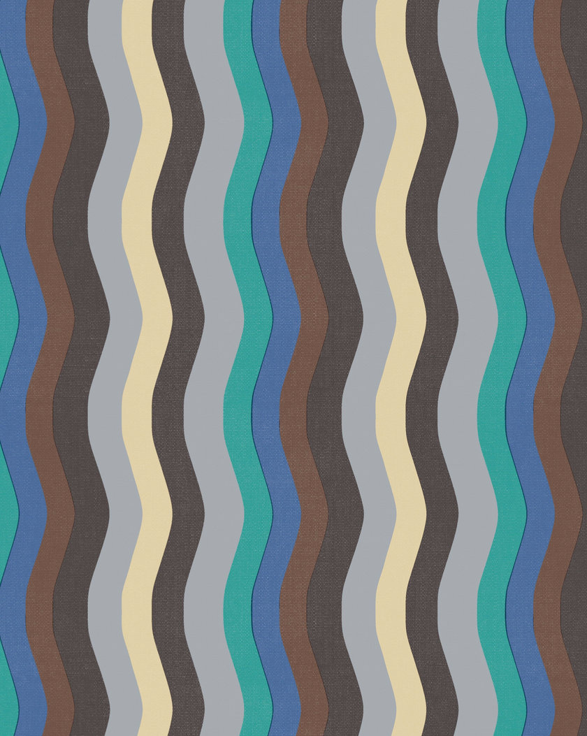 Wavy Stripe Wallpaper