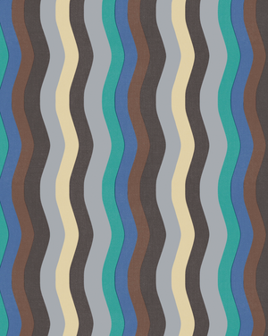 Wavy Stripe Wallpaper