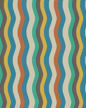 Wavy Stripe Wallpaper