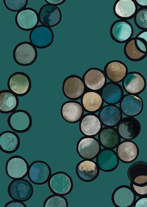 Ombré Circle Wallpaper