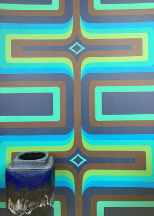 1970s Geometric Wallpaper