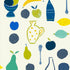 Naive Fruit Motif Wallpaper