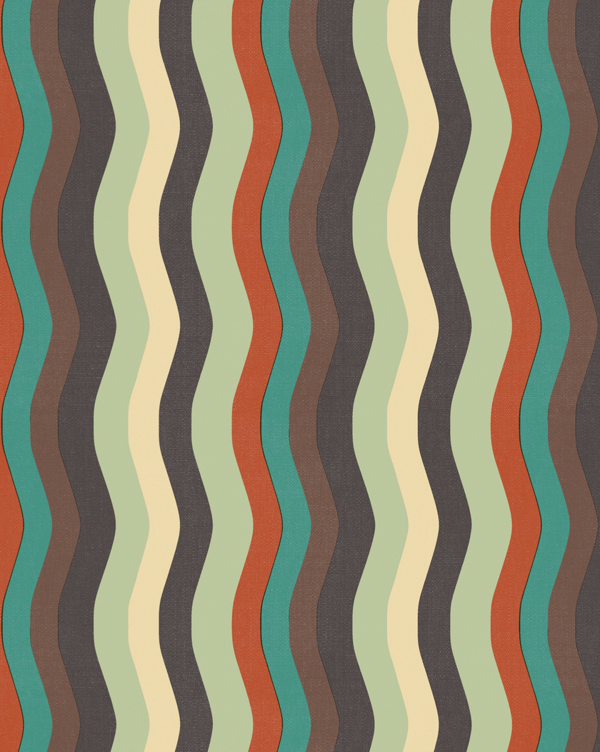 Wavy Stripe Wallpaper
