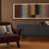 Combed Stripe Cushion - Raspberry