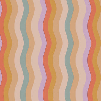 Wavy Stripe Wallpaper