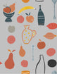 Naive Fruit Motif Wallpaper