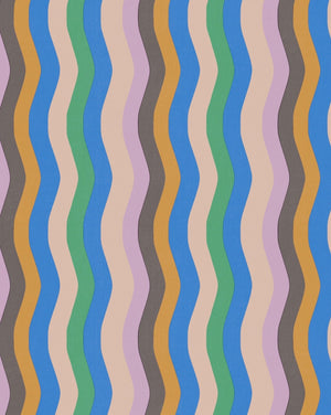 Wavy Stripe Wallpaper