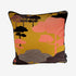 Cloud Tree Velvet Cushion - Ochre