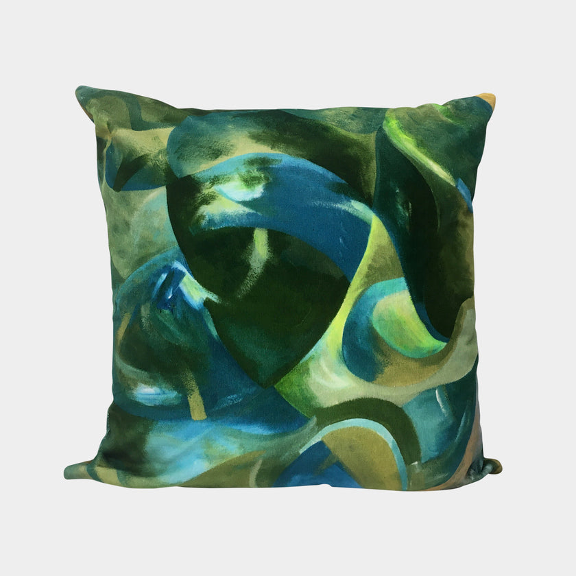 Strata Large Velvet Cushion