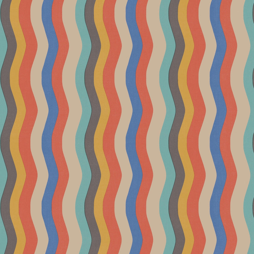 Wavy Stripe Wallpaper