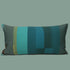 Combed Stripe Cushion - Teal