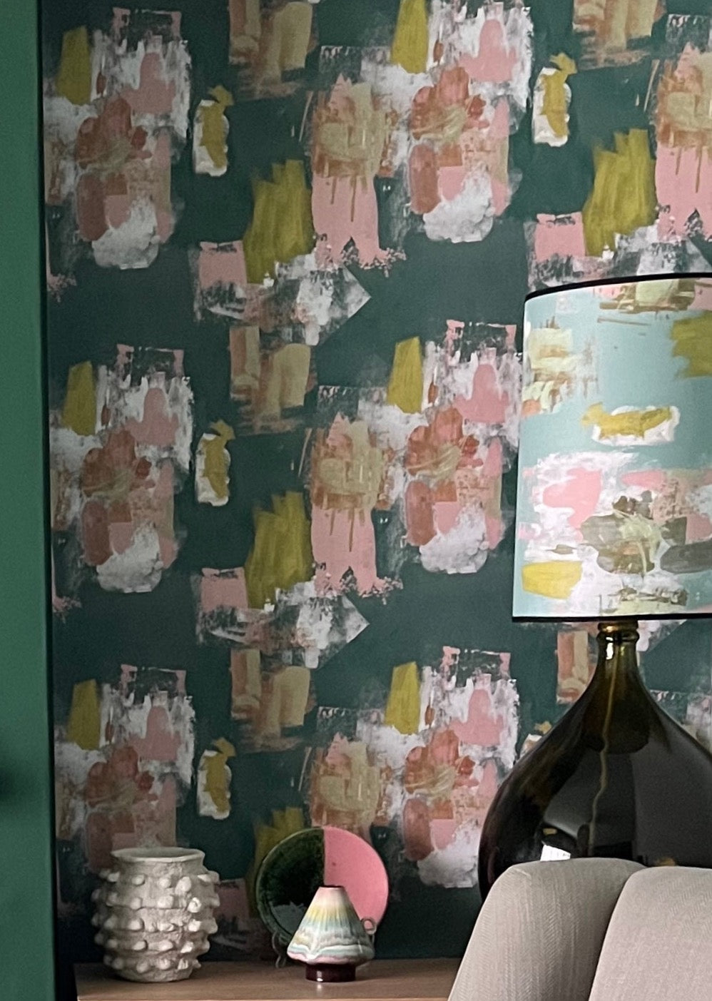 Abstract Painterly Wallpaper