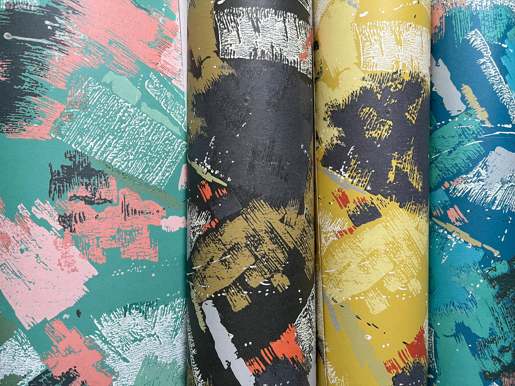 1950s Brushstroke Wallpaper