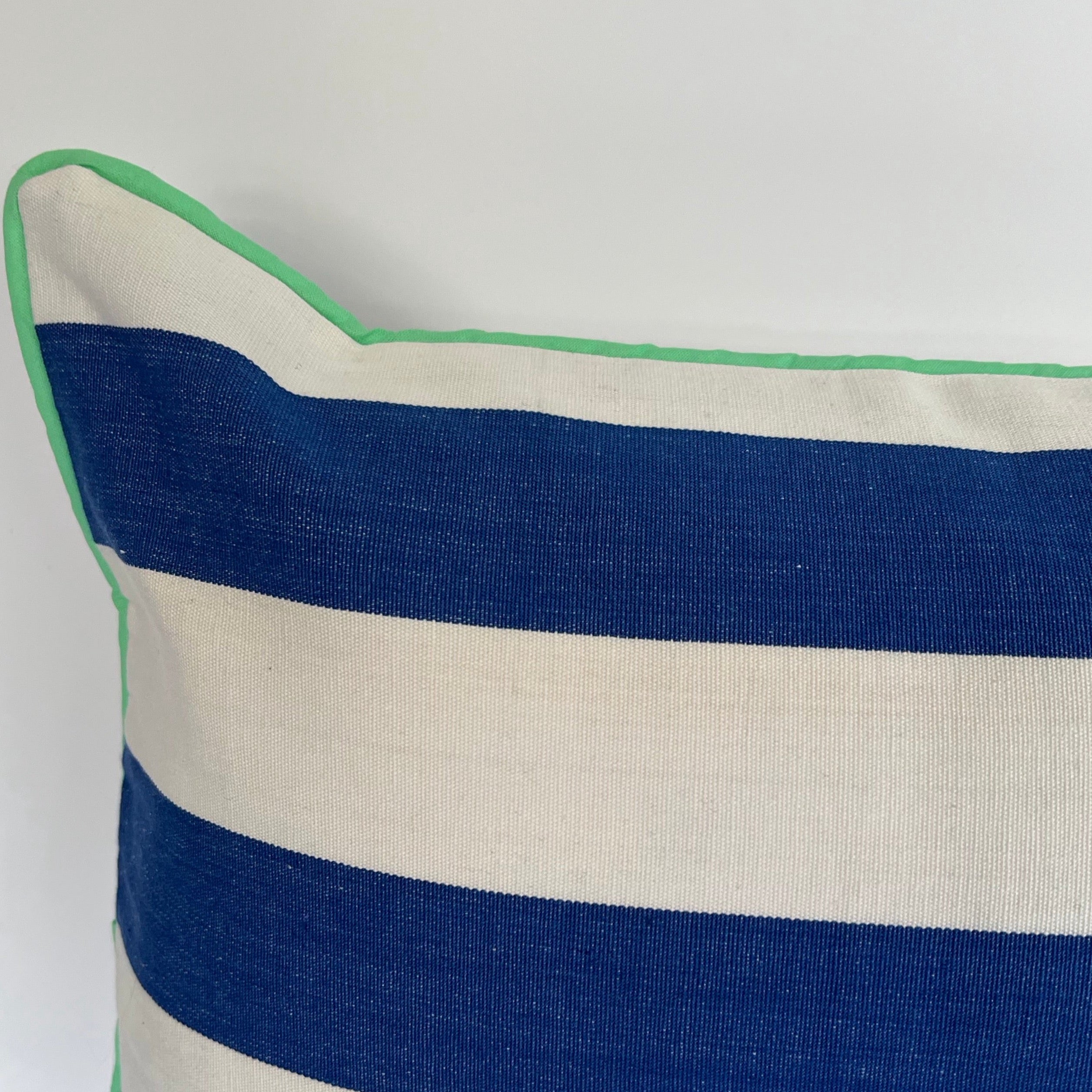 Striped Cushion - Blue