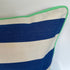 Striped Cushion - Blue