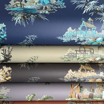 Vintage Oriental Wallpaper