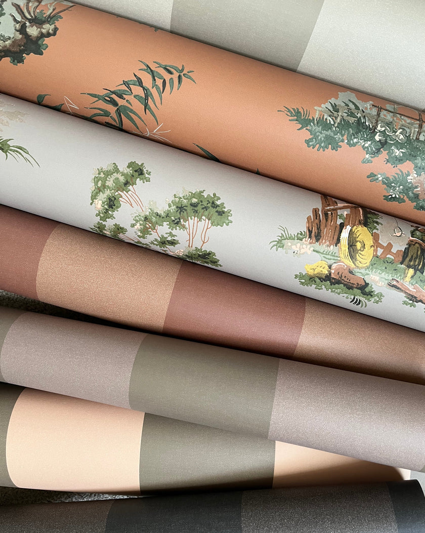 Vintage Oriental Wallpaper