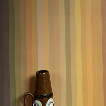 Tonal Stripe Wallpaper - Ochre