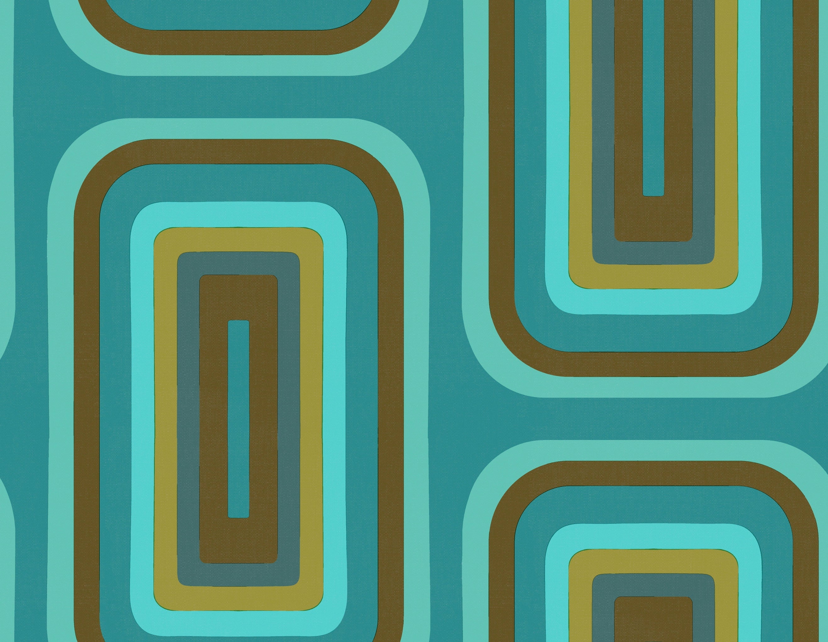 Retro Oblong Geometric wallpaper