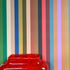 Tonal Stripe Wallpaper - Coral