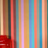 Tonal Stripe Wallpaper - Coral