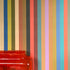 Tonal Stripe Wallpaper - Coral