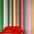 Tonal Stripe Wallpaper - Coral