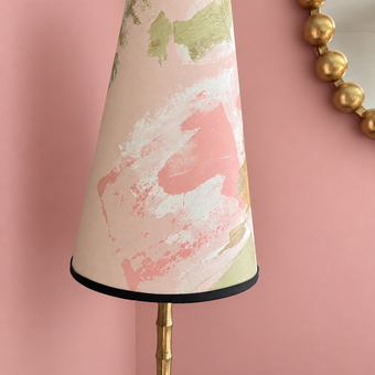 Painterly Abstract Lamp shade