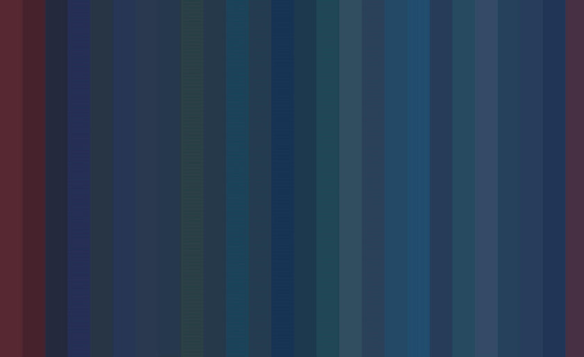 Tonal  Stripe Wallpaper - Inky Blues