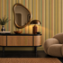 Tonal  Stripe Wallpaper - Flax