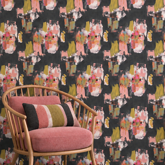 Abstract Painterly Wallpaper
