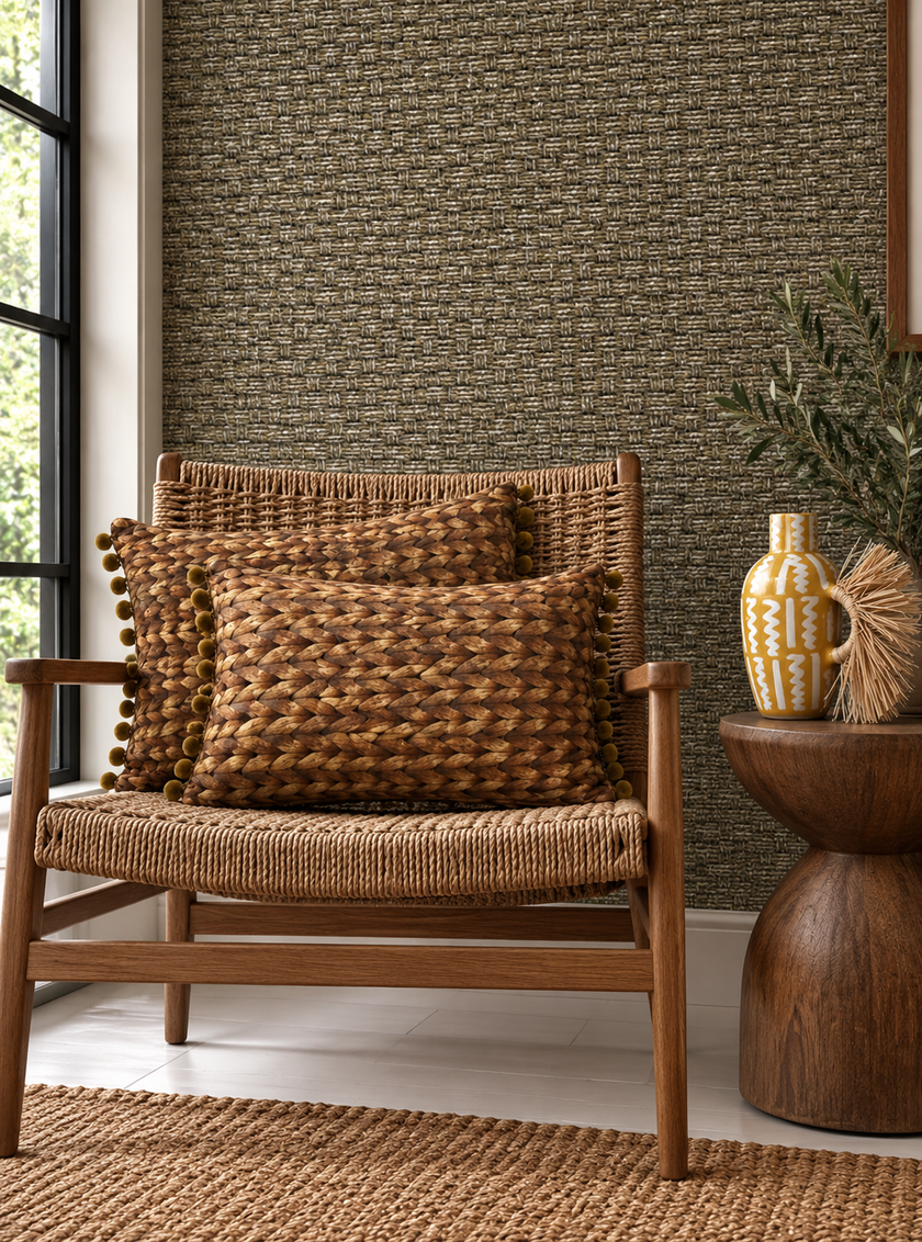 Sisal Three Strand Woven Wallpaper