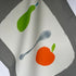 Pear + Apple + Spoon Tea Towel