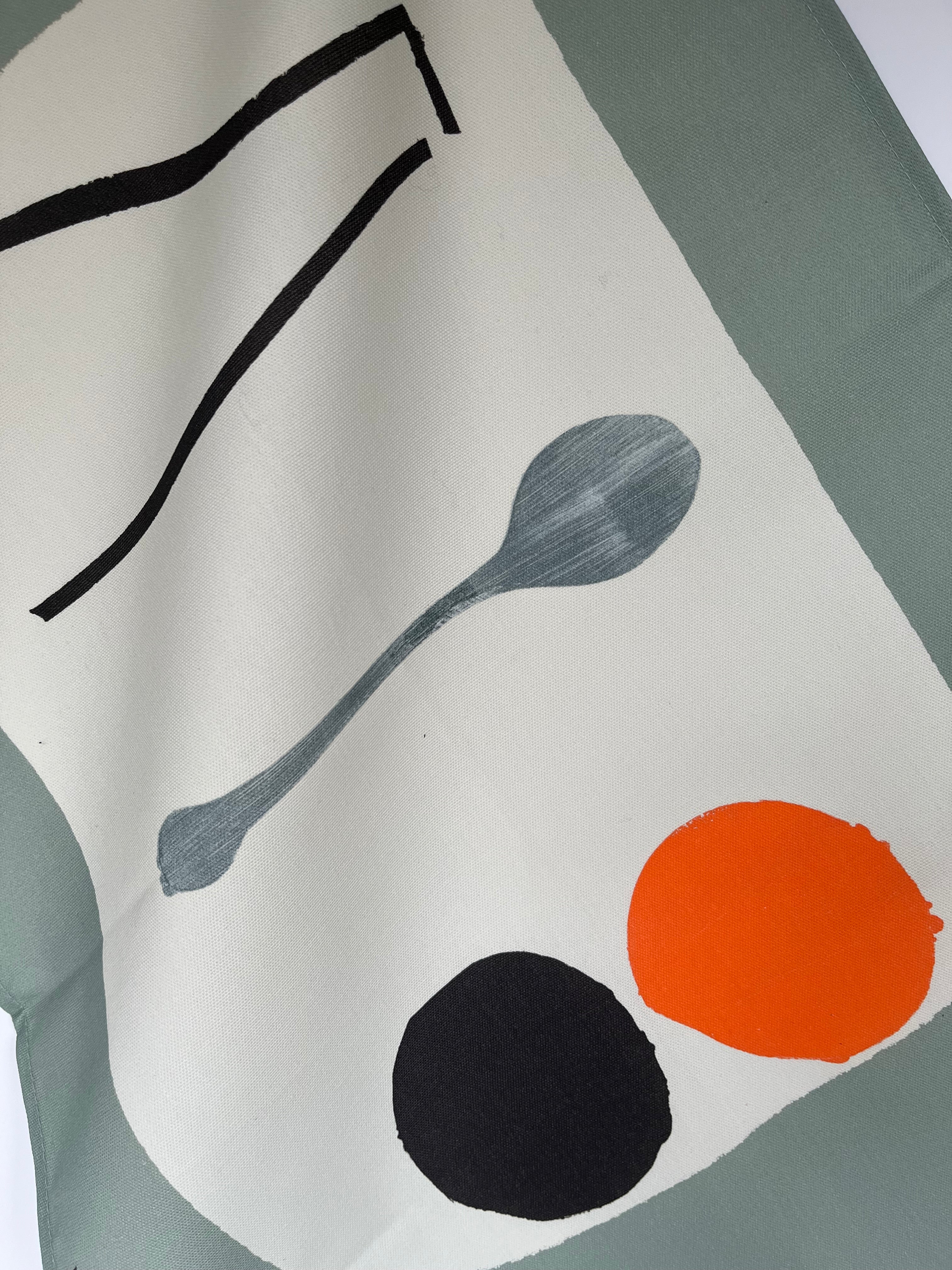 Bottle + Spoon Tea Towel