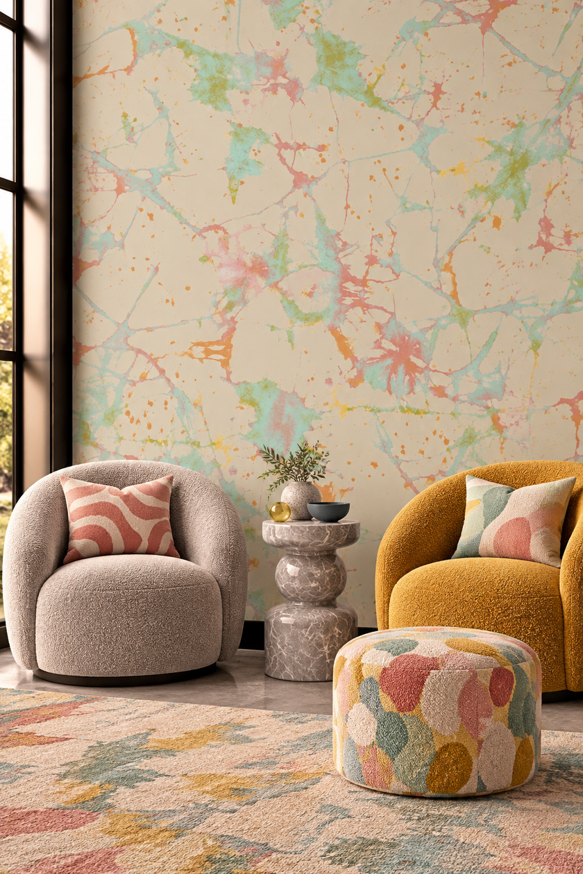 Tie Dye Marble Wallpaper