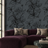 Aquatint Large Panel Floral Wallpaper
